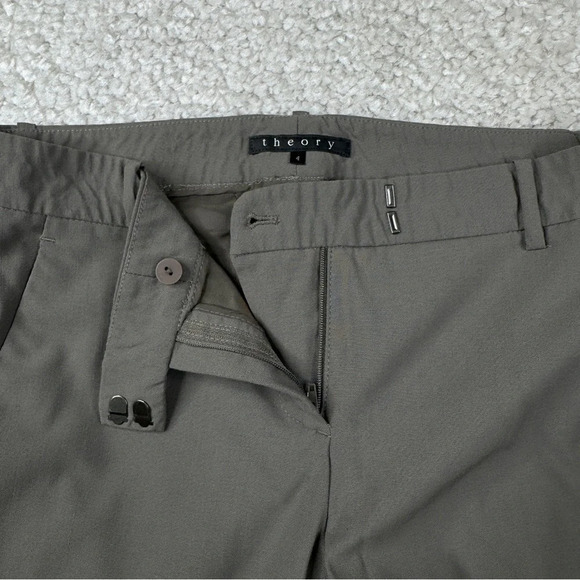 Theory Ashleen Tailor Wool Blend Pants. Gray. Size 4. hemmed to 27” inse… - Picture 8 of 11